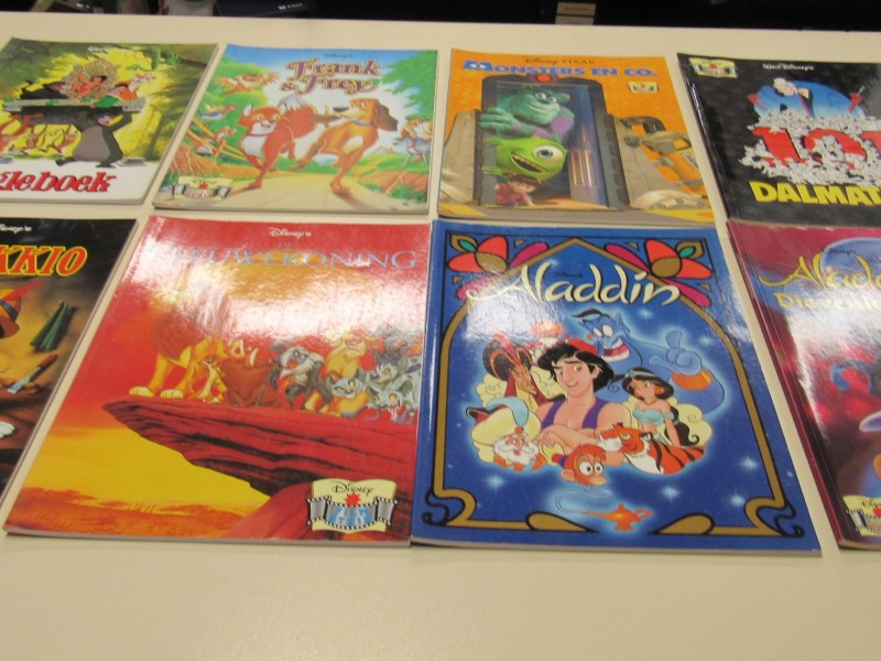 Lot van acht Disney strips - eerste druk